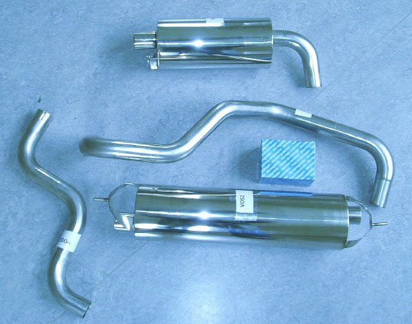 Bild rostfritt avgassystem Volvo 240 Diesel