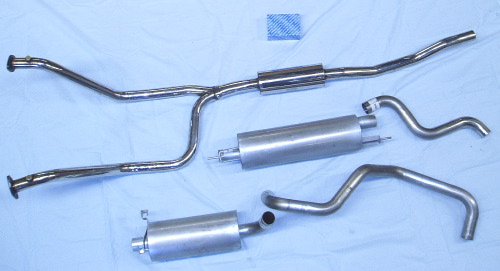 Bild rostfritt avgassystem Volvo 260