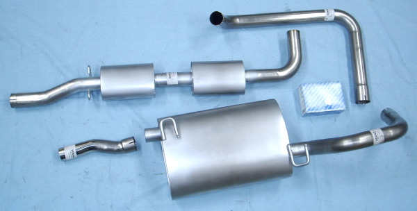 Bild rostfritt avgassystem Volvo 460 2.0i