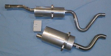Bild rostfritt avgassystem Volvo 940 Turbo & Lättrycksturbo