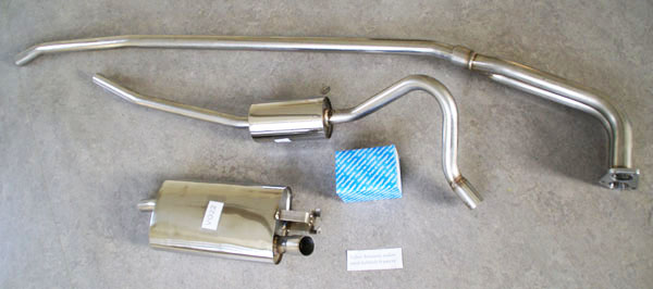Bild rostfritt avgassystem Volvo Amazon sedan
