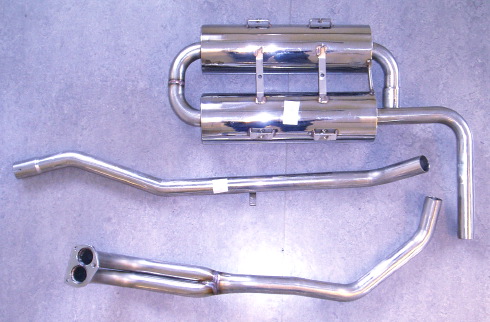 Bild rostfritt avgassystem Volvo Terrängbil C303/TGB 11 & 13 B30-motor