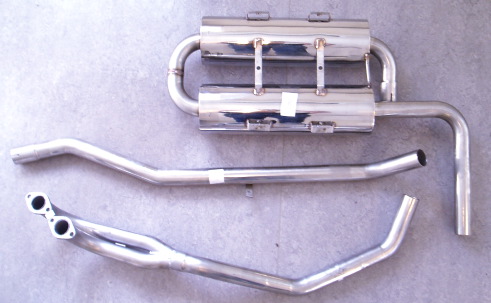 Bild rostfritt avgassystem Volvo Terrängbil C303/TGB 11 & 13 B30-motor