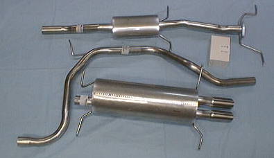 Bild  rostfritt avgassystem Mazda 626