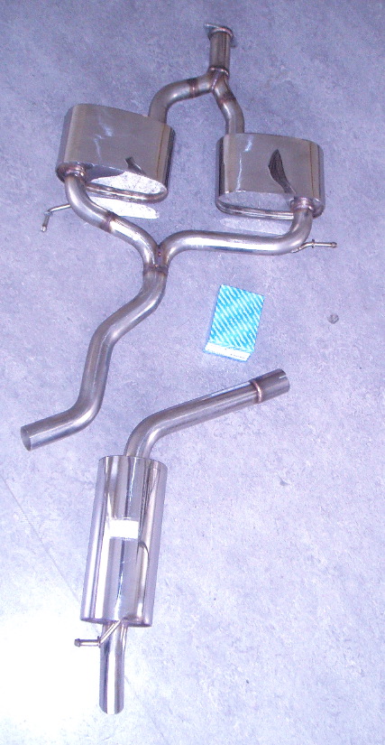 Bild rostfritt avgassystem Ford Sierra XR4i 2.9