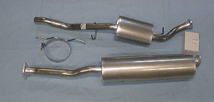 Picture stainless-steel-exhaust Mazda B2600 