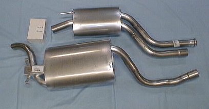 Photo stainless-steel-exhaust Mercedes E200&E220 W124-serie