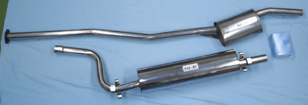 Mercedes 230 picture stainless-steel-exhaust
