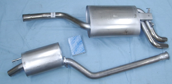 Picture stainless-steel-exhaust Mercedes 300DT 