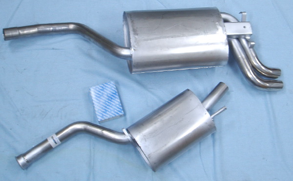 Image stainless-steel-exhaust Mercedes 300D  W124-serie