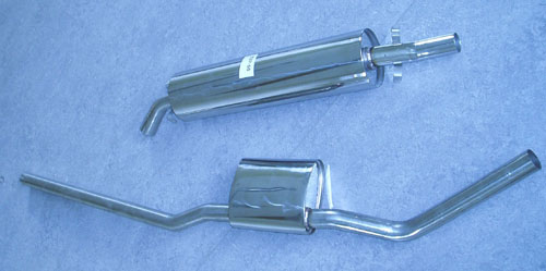 Image stainless-steel-exhaust Mercedes 200 W111-serie 