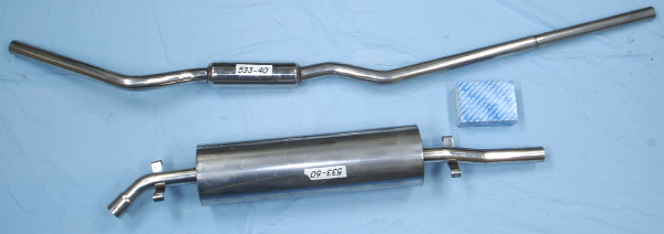 Image stainless-steel-exhaust Mercedes-Benz 190DC 