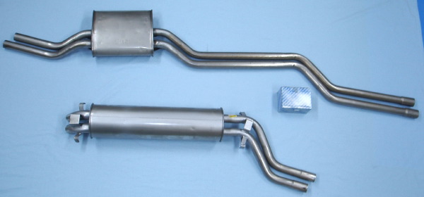 Photo stainless-steel-exhaust Mercedes 250_280E W123-serie