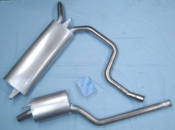 Photo stainless-steel-exhaust Mercedes 300TDT 