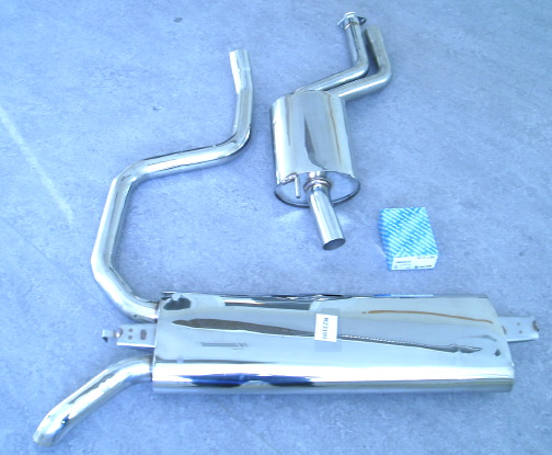 Picture stainless-steel-exhaust Mercedes 300TE  W124-serie