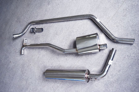 Picture stainless-steel-exhaust  Mercedes Benz 190 SL