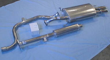 Picture stainless-steel-exhaust Mitsubishi Carisma 1.8 GDi 