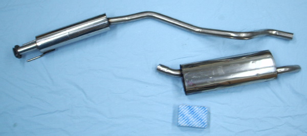 Picture stainless-steel-exhaust  Opel Astra 1.4 - 2.0i estate 