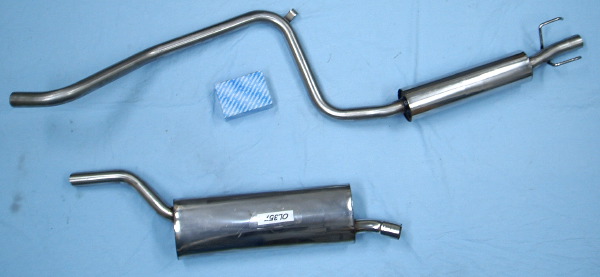 Picture stainless-steel-exhaust Opel Combo 1.4 