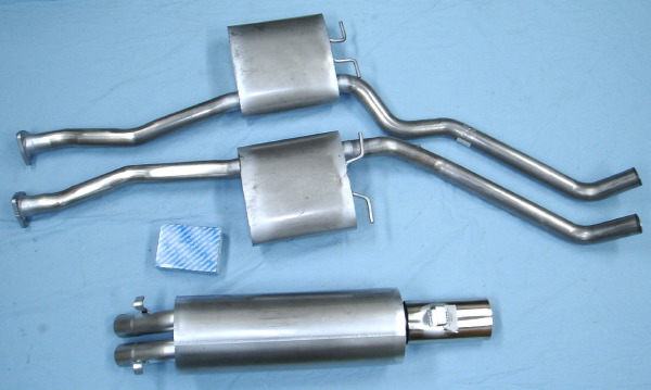 Image stainless-steel-exhaust Opel Omega B 3.0 