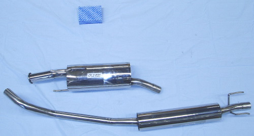 Picture stainless-steel-exhaust  Opel Tigra 1.6 