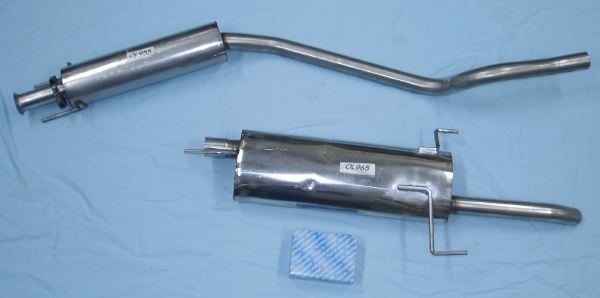 Picture stainless-steel-exhaust Opel Astra 1.6 