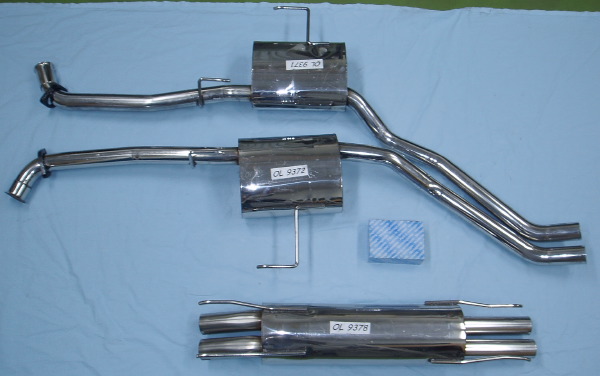 Photo stainless-steel-exhaust Opel Omega B 3.0