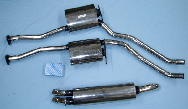 Picture stainless-steel-exhaust Opel Omega B 2.6 & 3.0 