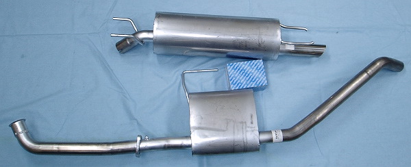 Photo stainless-steel-exhaust Opel Omega B 