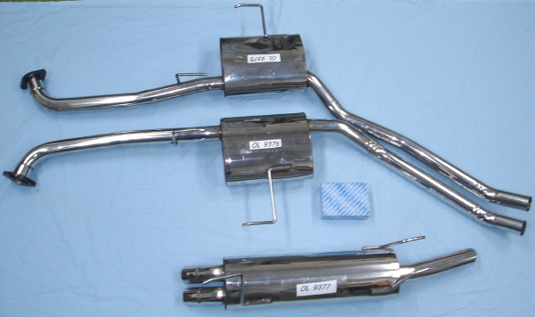 Picture stainless-steel-exhaust Opel Omega B 2.5 