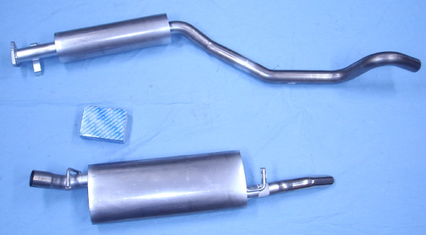 Picture stainless-steel-exhaust Opel Vectra 2.0i coupé
