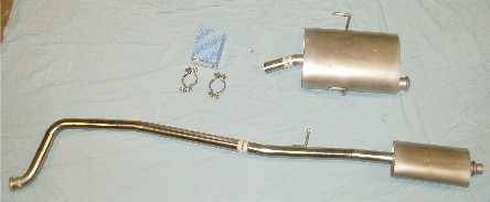 Picture stainless-steel-exhaust Peugeot 406 1.8 saloon
