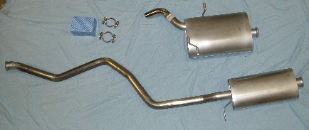 Picture stainless-steel-exhaust Peugeot 405 2.0 