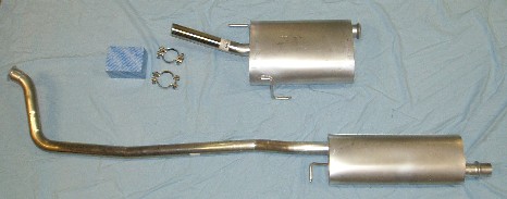 Picture stainless-steel-exhaust Peugeot 406 2.0 estate