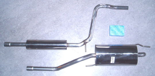 Picture stainless-steel exhaust Seat Inca 1.4 