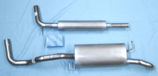 Image stainless-steel exhaust Seat Cordoba 1.6
