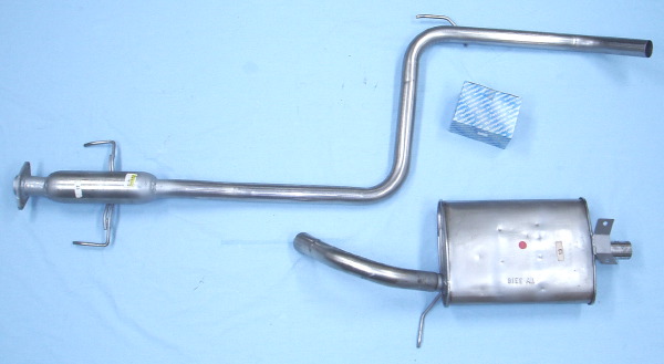 Picture stainless-steel-exhaust Toyota Corolla 1600 hatchback